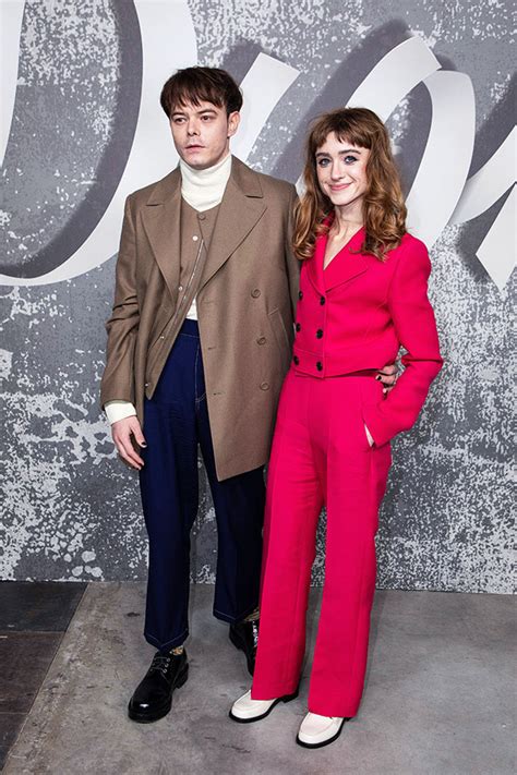 ‘Stranger Things’ Couple Charlie Heaton & Natalie Dyer At Dior .